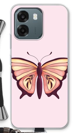 Papillon rose