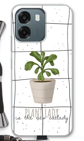 Houseplant on windowpane