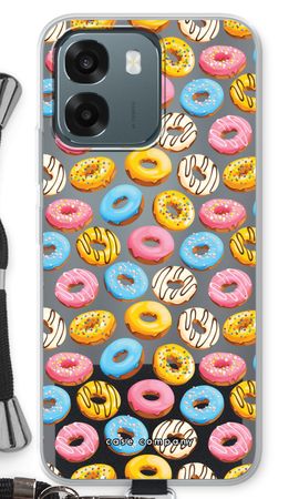 Rosafarbene Donuts