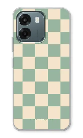 Checkered Mint, Oppo A6t Pro 4G mīksts vāciņš