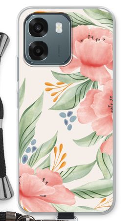 Fleurs roses douces