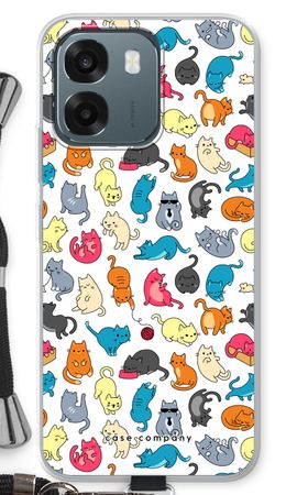 Colourful cats