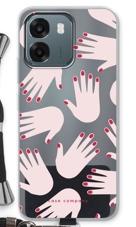 Hands pink