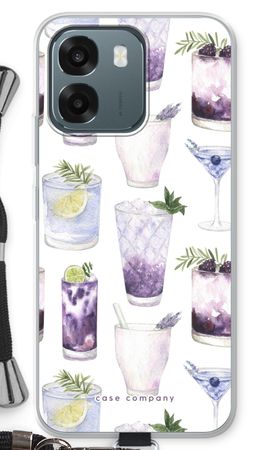 Violet cocktails