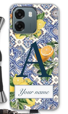 Monogram Blue tiles