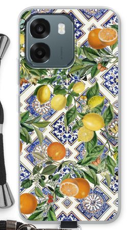 Blauwe tegels, citroenen en sinaasappels