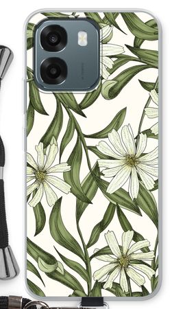 White flower pattern