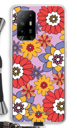 Retro Flowers - Purple
