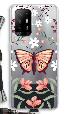 Butterfly in a floral world