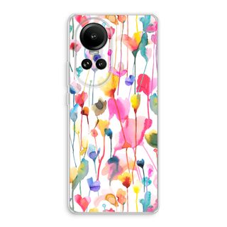 Vilda färgglada blommor