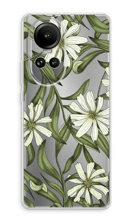 White flower pattern