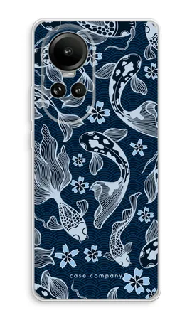 Midnight Koi, Oppo Reno 10 soft hoesje