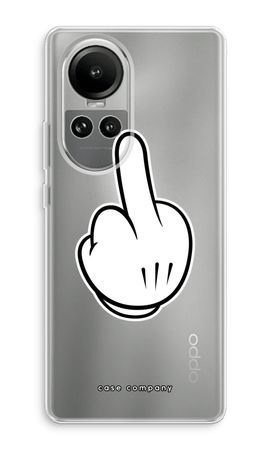 Mittelfinger weiß