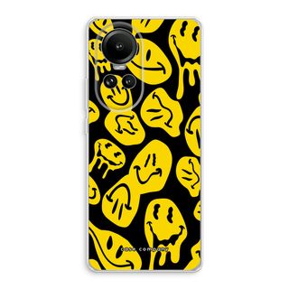 Schmelzendes Smiley-Gesicht - Gelb