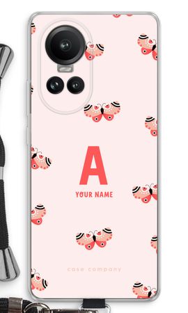 Rosy Butterflies Monogram