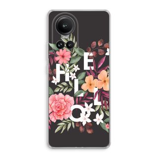 Hello in flowers