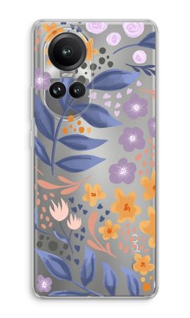 Flowers with blue leaves