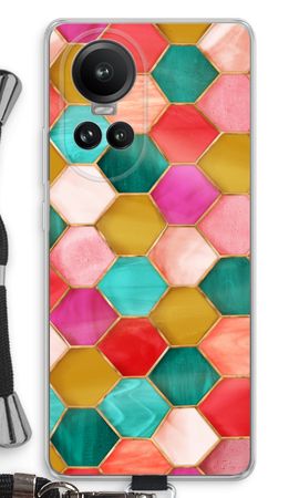 Hexagons in stained glass