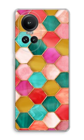 Hexagons in stained glass