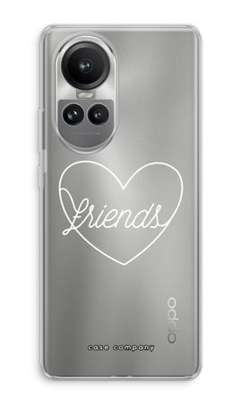 Friends heart pastel