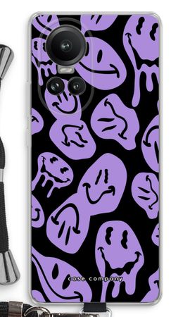 Smeltende Smiley - Paars