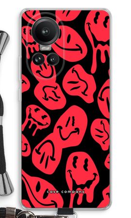 Smeltende Smiley - Rood