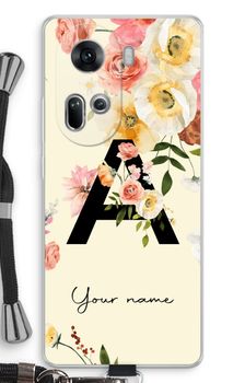 Flirty Flowers Monogram