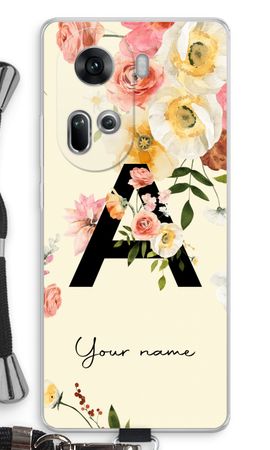 Flirty Flowers Monogram