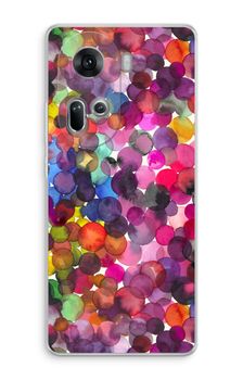 Points d'aquarelle superposés