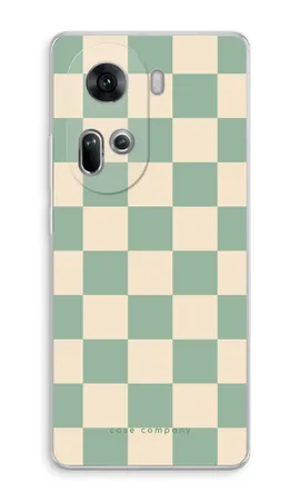 Checkered Mint, Oppo Reno 11 mīksts vāciņš