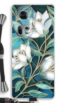 Fiori di vetro colorato blu