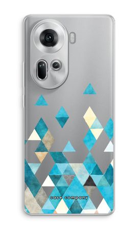 Coloured triangles blue