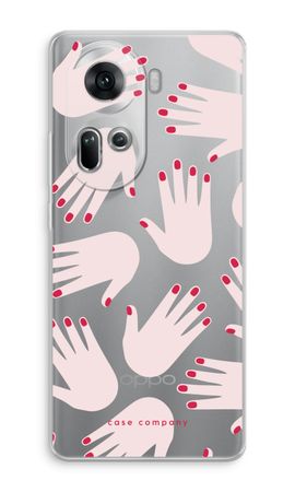 Hands pink