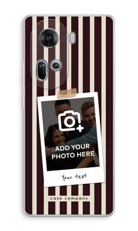 Polaroid - Retro, Oppo Reno 11 mīksts vāciņš