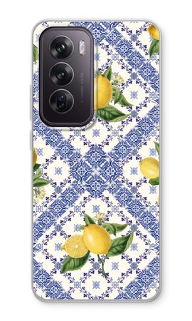 Blue tiles and lemons