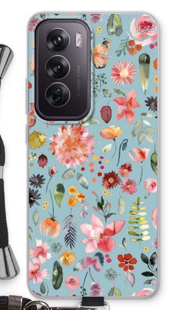 Bunte Pflanzen und Blumen