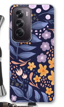 Flowers with blue leaves