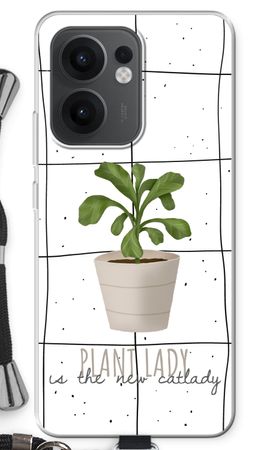 Houseplant on windowpane