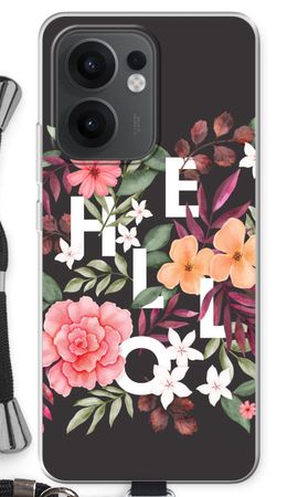 Hello in flowers