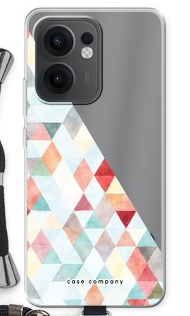 Coloured triangles pastel