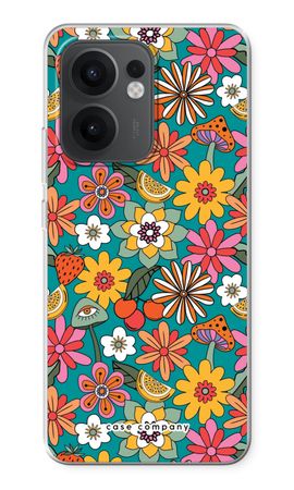 Retro Flowers N°2 - Blue