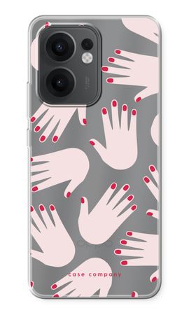 Hands pink