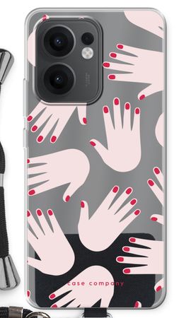 Hands pink