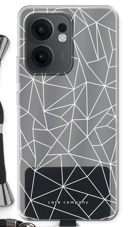 Geometric lines white