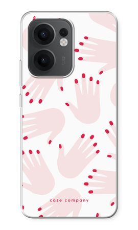 Hands pink
