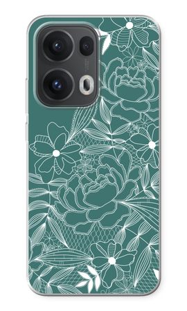 Flowers in lace