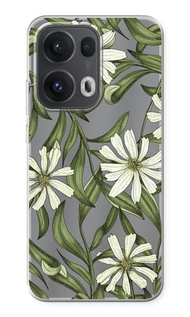White flower pattern