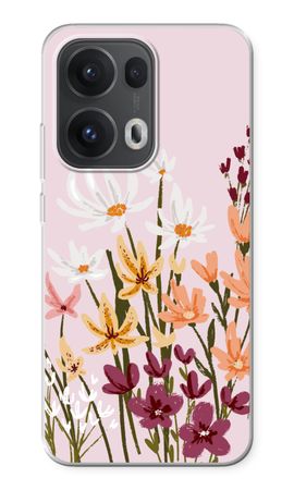 Painted wildflowers