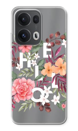 Hello in flowers