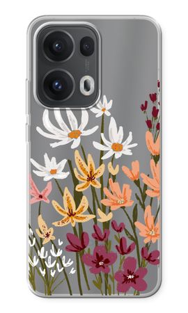 Painted wildflowers